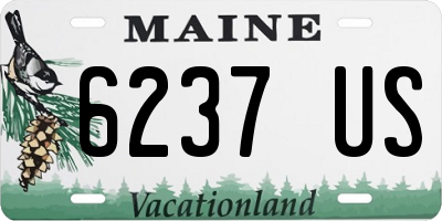 ME license plate 6237US