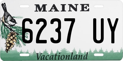 ME license plate 6237UY