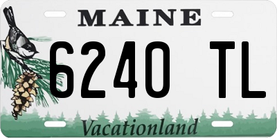 ME license plate 6240TL