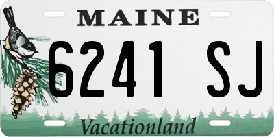 ME license plate 6241SJ