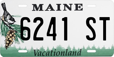 ME license plate 6241ST