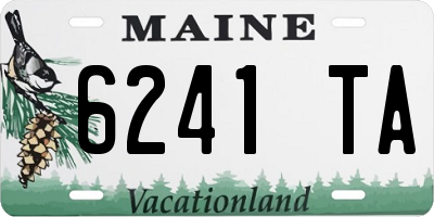 ME license plate 6241TA