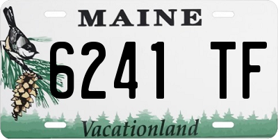 ME license plate 6241TF