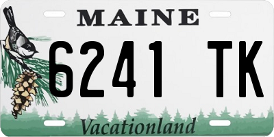 ME license plate 6241TK