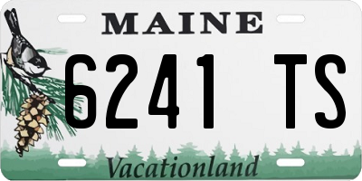 ME license plate 6241TS