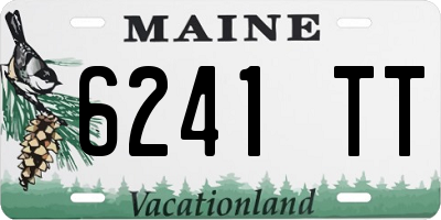 ME license plate 6241TT
