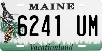 ME license plate 6241UM