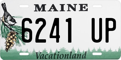 ME license plate 6241UP