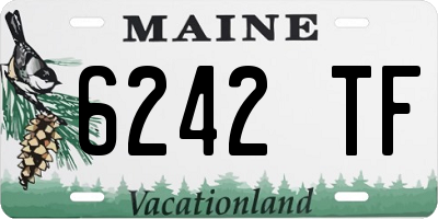 ME license plate 6242TF