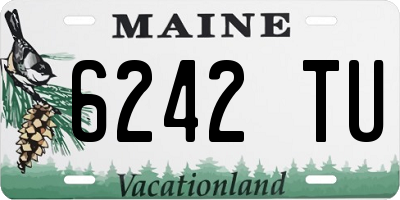 ME license plate 6242TU