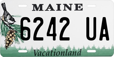 ME license plate 6242UA