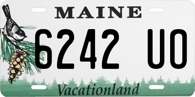 ME license plate 6242UO
