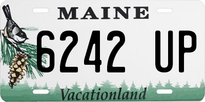 ME license plate 6242UP