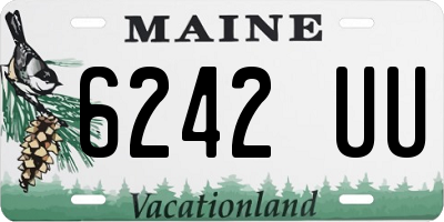 ME license plate 6242UU