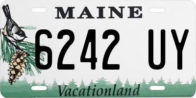 ME license plate 6242UY