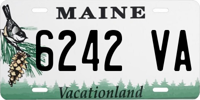 ME license plate 6242VA