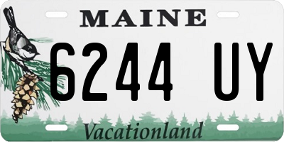 ME license plate 6244UY