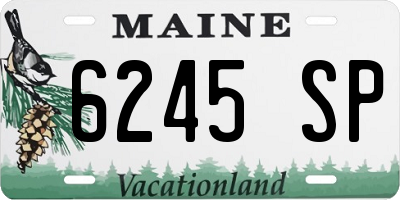 ME license plate 6245SP