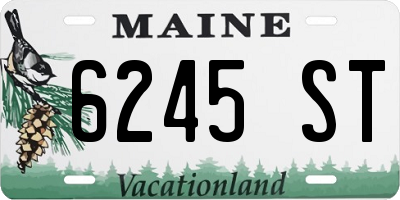 ME license plate 6245ST