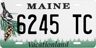 ME license plate 6245TC
