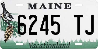 ME license plate 6245TJ