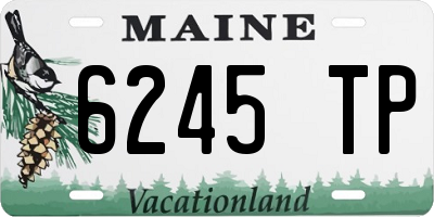 ME license plate 6245TP