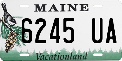 ME license plate 6245UA
