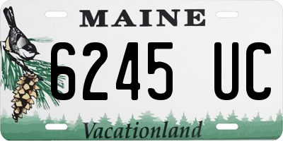 ME license plate 6245UC