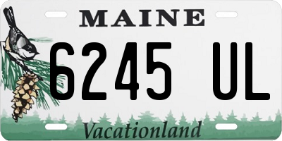 ME license plate 6245UL