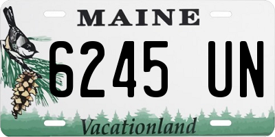 ME license plate 6245UN