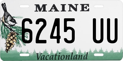 ME license plate 6245UU