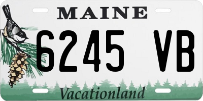 ME license plate 6245VB