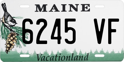 ME license plate 6245VF