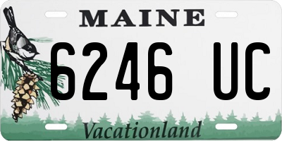 ME license plate 6246UC