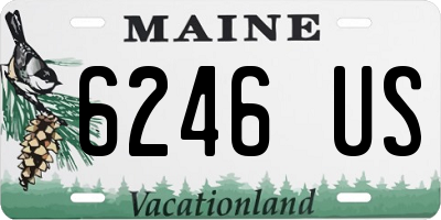 ME license plate 6246US