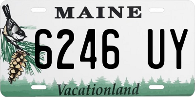 ME license plate 6246UY