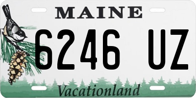 ME license plate 6246UZ