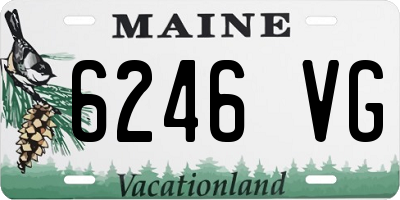 ME license plate 6246VG