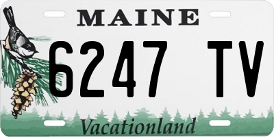 ME license plate 6247TV