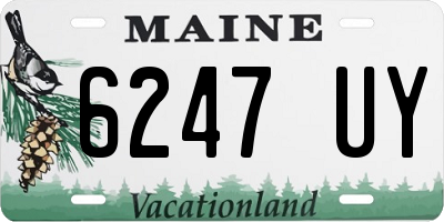 ME license plate 6247UY