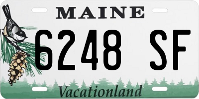 ME license plate 6248SF