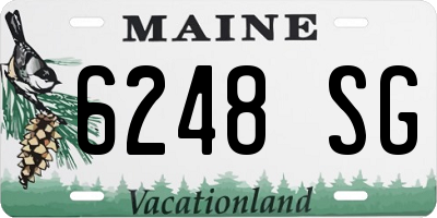 ME license plate 6248SG
