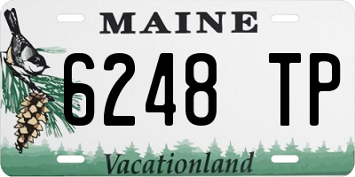 ME license plate 6248TP