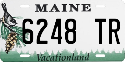 ME license plate 6248TR