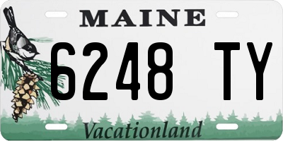 ME license plate 6248TY