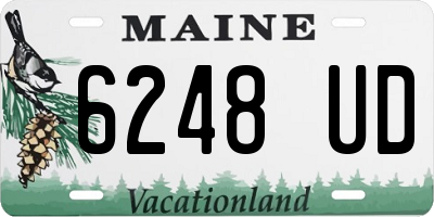 ME license plate 6248UD