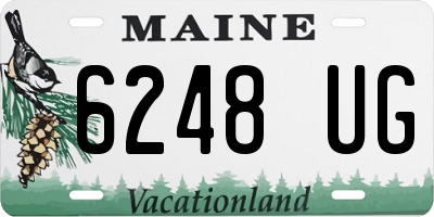 ME license plate 6248UG