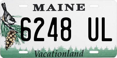 ME license plate 6248UL