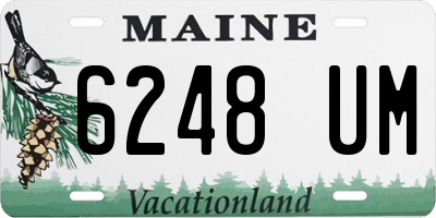 ME license plate 6248UM