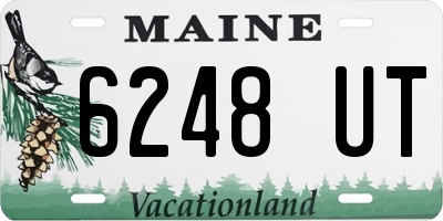 ME license plate 6248UT